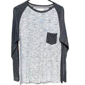 Sovereign Code long sleeve softball style gray shirt Size Large